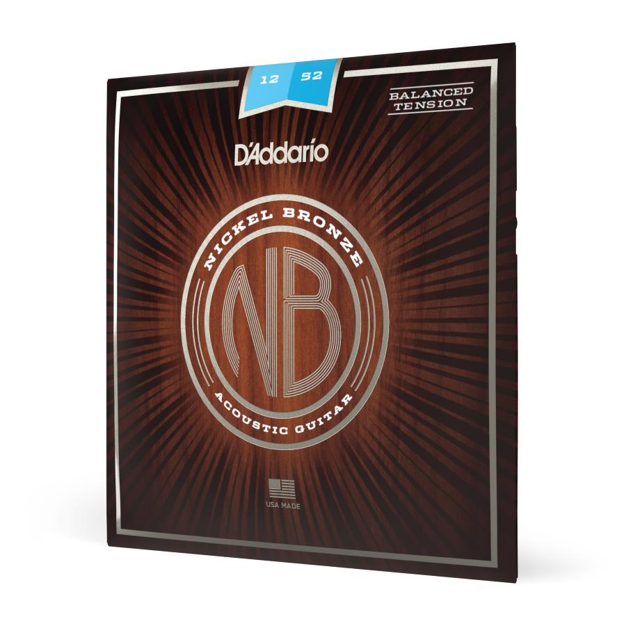 D'Addario NB1252BT 012/052 light nickel bronze