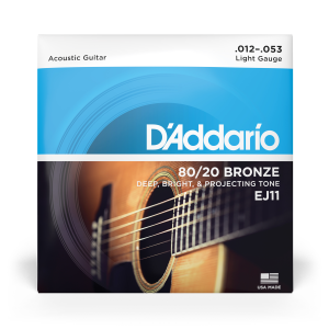 D'Addario EJ11 012/053 light 80/20 bronze wound