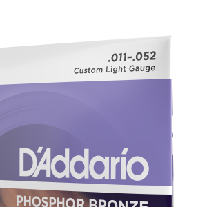 D'Addario EJ26 011/052 custom light phosphor bronze