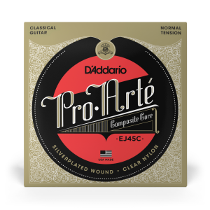 D'Addario EJ45C pro artè silver composites