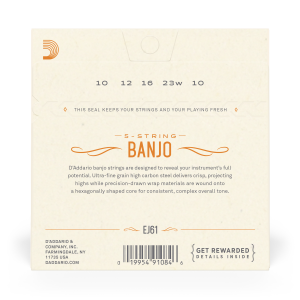 D'Addario D'Addario EJ61 Banjo Nickel
