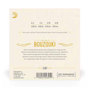 D'Addario EJ81 corde bouzouki