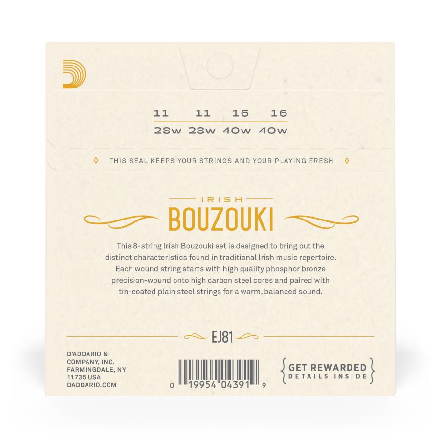D'Addario EJ81 corde bouzouki