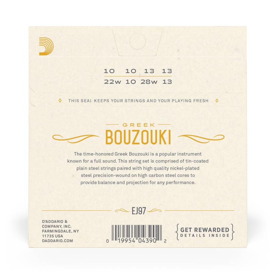 D'Addario EJ97 corde bouzouki