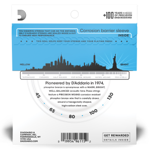 D'Addario EPBB170-5 5-String Acoustic Bass Long Scale 45-130