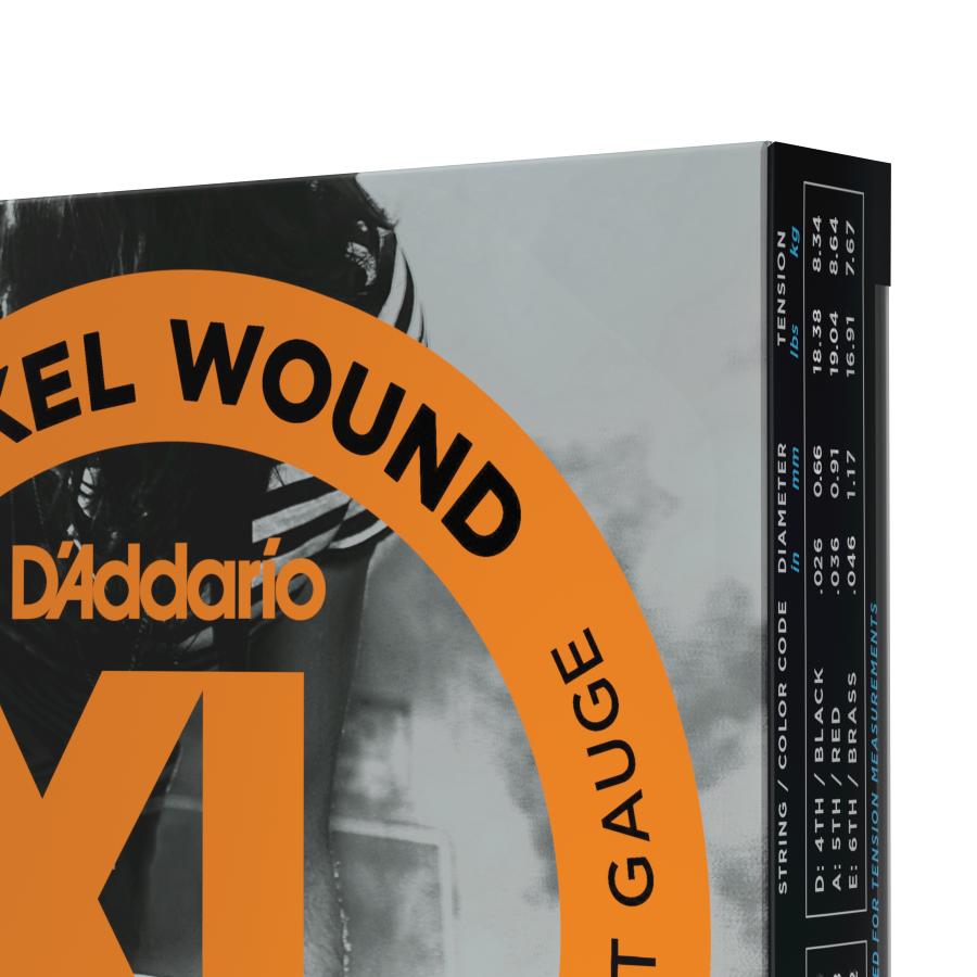 D'Addario EXL110-3D XL Nickel Conf 3 Multipacks