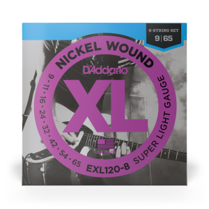 D'Addario EXL120-8 super light nickel wound