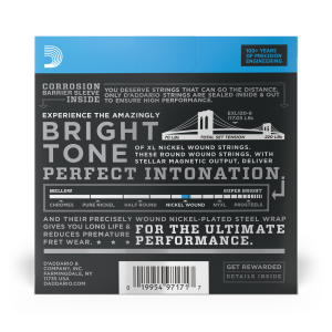D'Addario EXL120-8 super light nickel wound