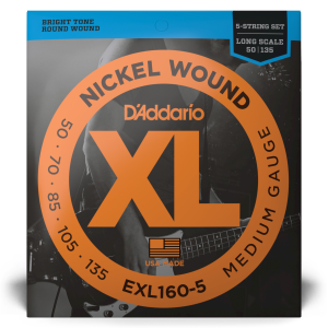 D'Addario XL NICKEL ROUNDWOUND EXL160-5