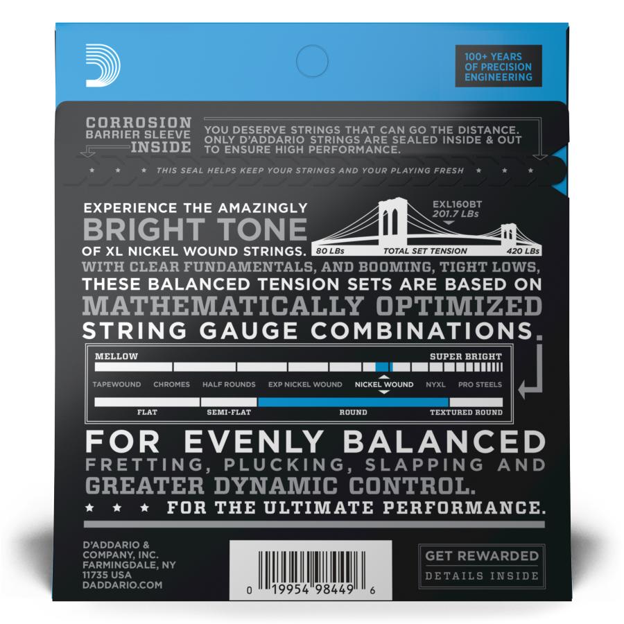 D'Addario EXL160BT