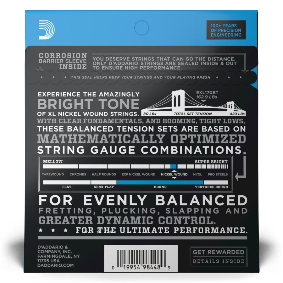 D'Addario EXL170BT