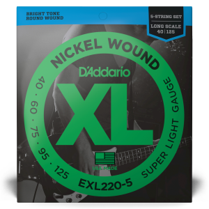 D'Addario XL NICKEL ROUNDWOUND EXL220-5