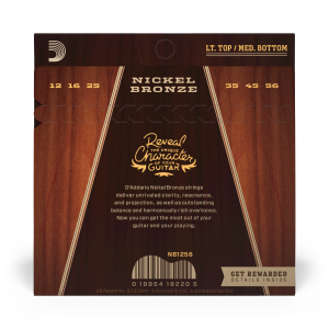 D'Addario NB1256 012/056 light nickel bronze