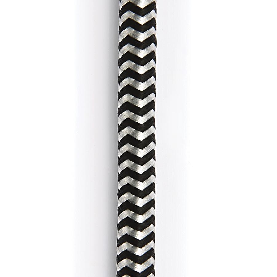 D'Addario PW-BG-20BG Braided Instrument Cable Grey