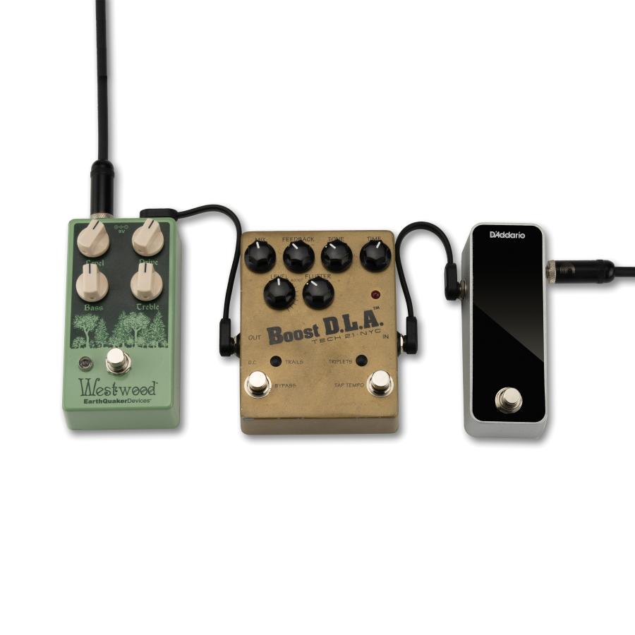 D'Addario PW-FPRR-01 Cavo jack angolare piatto per pedaliera