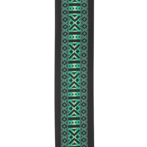 D'Addario Woven Guitar tracolla Monterey 3 Green T20W1422