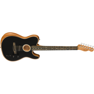 FENDER American Acoustasonic Telecaster ACOUS TELE, BK EB W/B